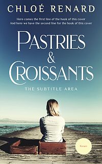 Pre Made Book Cover Blue Bayoux