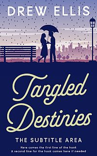 Pre Made Book Cover Pink Swan