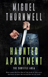 Pre Made Book Cover Black