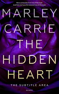 Pre Made Book Cover Violet