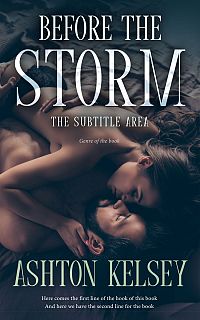 Pre Made Book Cover Ebony Clay