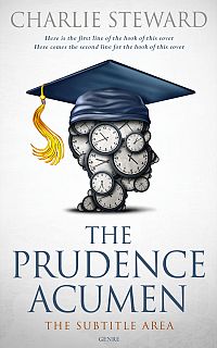 Pre Made Book Cover Pickled Bluewood