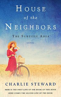 Pre Made Book Cover Azure