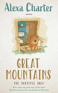 Pre Made Book Cover Pearl Bush
