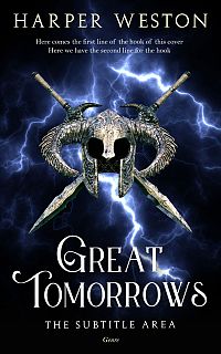 Pre Made Book Cover Ebony
