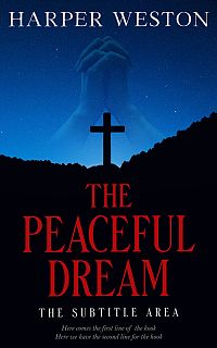 Pre Made Book Cover Ebony