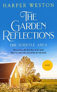 Pre Made Book Cover Curious Blue