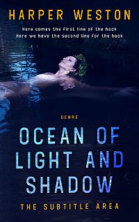 Pre Made Book Cover Black Pearl
