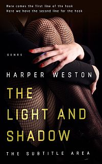 Pre Made Book Cover Black
