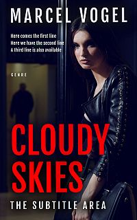 Pre Made Book Cover Ebony