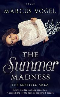 Pre Made Book Cover Soft Amber
