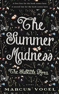Pre Made Book Cover Swirl