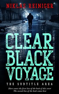Pre Made Book Cover Ebony