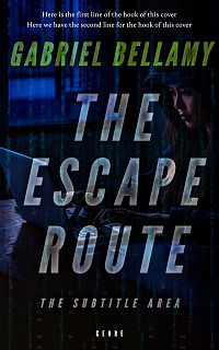 Pre Made Book Cover Ebony