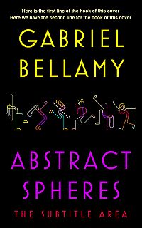 Pre Made Book Cover Black