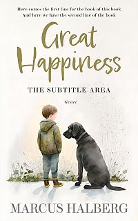 Pre Made Book Cover Spring Wood
