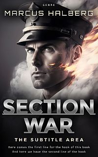 Pre Made Book Cover Soft Amber