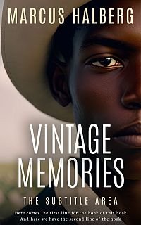 Pre Made Book Cover Cocoa Brown