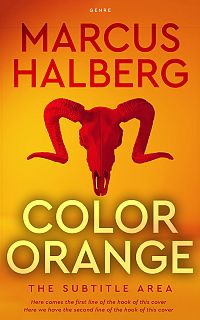 Pre Made Book Cover Golden Bell
