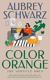 Pre Made Book Cover Soft Amber