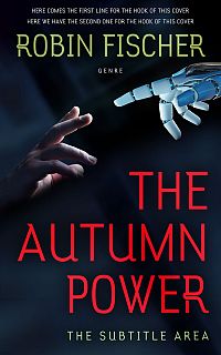 Pre Made Book Cover Ebony