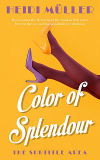 Pre Made Book Cover Saffron