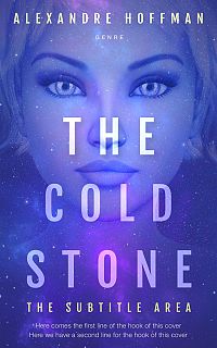 Pre Made Book Cover Blue Violet