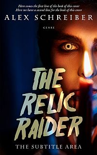 Pre Made Book Cover Cinder
