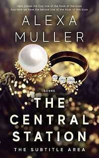 Pre Made Book Cover Cocoa Brown