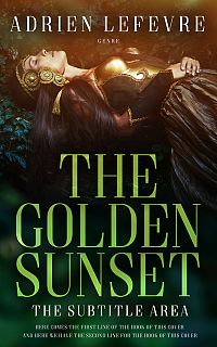 Pre Made Book Cover Hunter Green