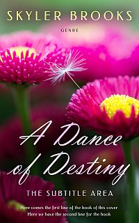 Pre Made Book Cover Deep Blush