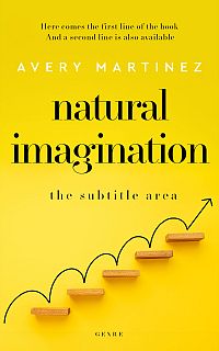 Pre Made Book Cover Ripe Lemon