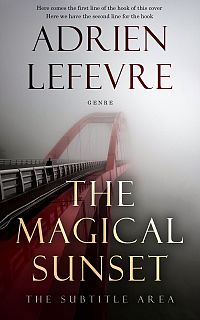 Pre Made Book Cover Silver