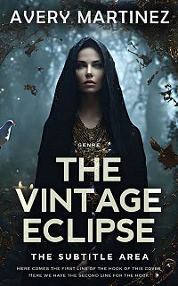 Pre Made Book Cover Outer Space