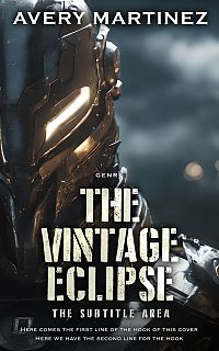 Pre Made Book Cover Outer Space