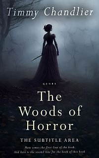 Pre Made Book Cover Ebony Clay