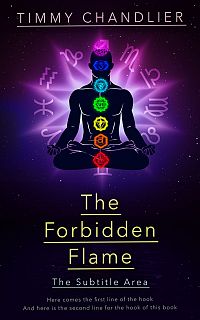 Pre Made Book Cover Violet