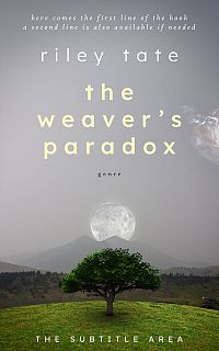 Pre Made Book Cover Spun Pearl