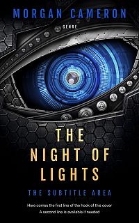 Pre Made Book Cover Black