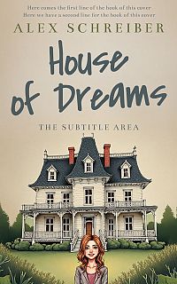 Pre Made Book Cover Soft Amber