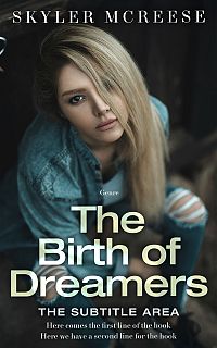 Pre Made Book Cover Outer Space