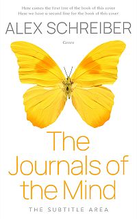Pre Made Book Cover Lightning Yellow