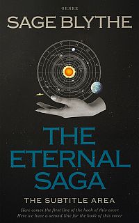 Pre Made Book Cover Outer Space