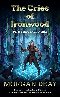 Pre Made Book Cover Ebony