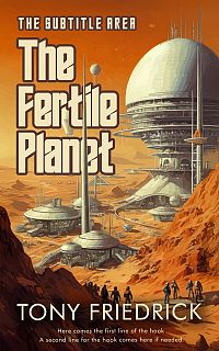 Pre Made Book Cover Brown Rust