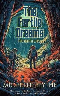 Pre Made Book Cover Ebony Clay