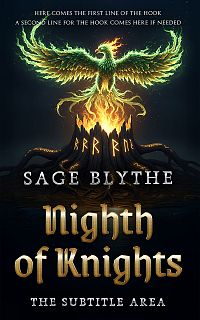 Pre Made Book Cover Black