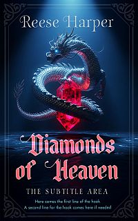 Pre Made Book Cover Ebony