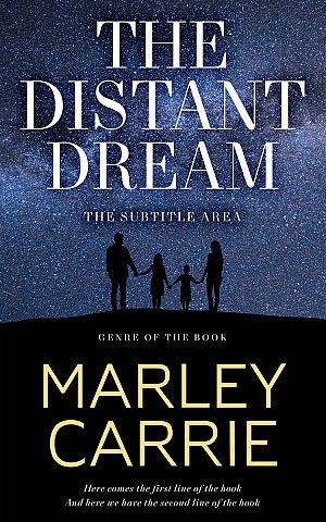 Premade Book Cover Ebony - ID 20285