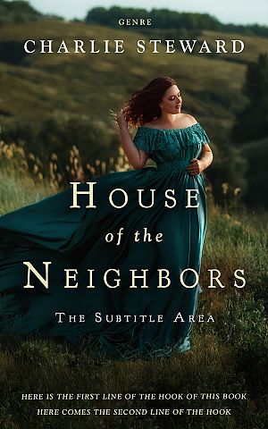 Premade Book Cover Log Cabin - ID 21050